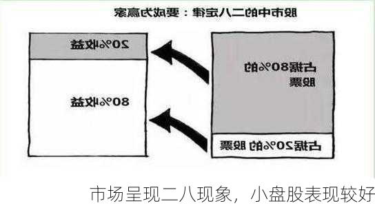 市场呈现二八现象，小盘股表现较好