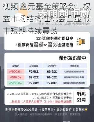 视频|鑫元基金策略会：权益市场结构性机会凸显 债市短期持续震荡