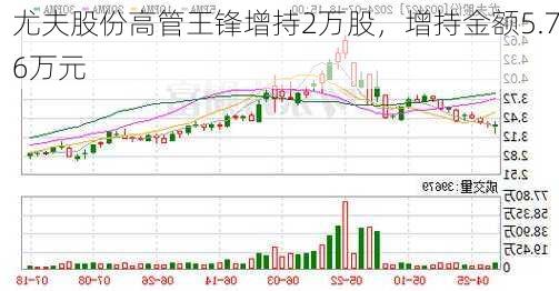 尤夫股份高管王锋增持2万股，增持金额5.76万元