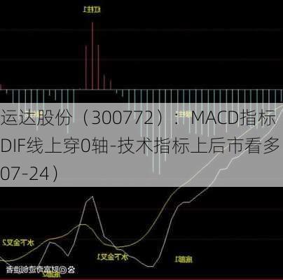 运达股份（300772）：MACD指标DIF线上穿0轴-技术指标上后市看多（07-24）