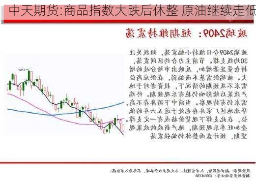 中天期货:商品指数大跌后休整 原油继续走低