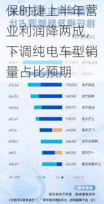 保时捷上半年营业利润降两成，下调纯电车型销量占比预期