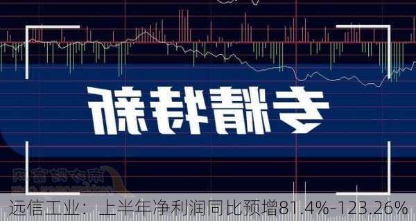 远信工业：上半年净利润同比预增81.4%-123.26%