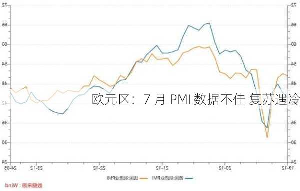 欧元区：7 月 PMI 数据不佳 复苏遇冷