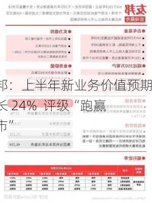 友邦：上半年新业务价值预期增长 24%  评级“跑赢大市”