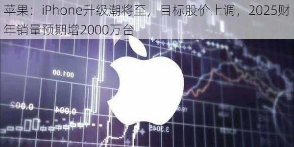 苹果：iPhone升级潮将至，目标股价上调，2025财年销量预期增2000万台