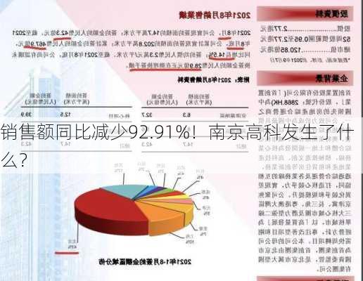 销售额同比减少92.91%！南京高科发生了什么？