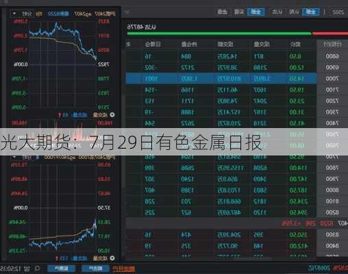 光大期货：7月29日有色金属日报