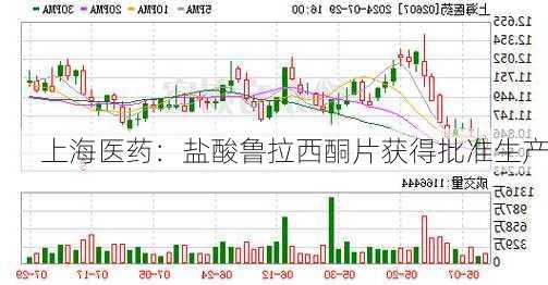 上海医药：盐酸鲁拉西酮片获得批准生产