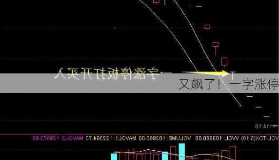 又飙了！一字涨停