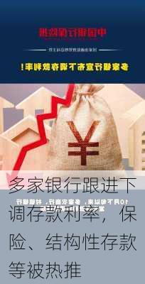 多家银行跟进下调存款利率，保险、结构性存款等被热推