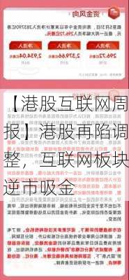 【港股互联网周报】港股再陷调整，互联网板块逆市吸金