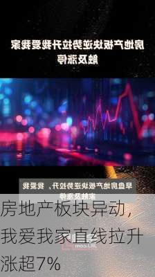 房地产板块异动，我爱我家直线拉升涨超7%