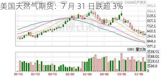 美国天然气期货：7 月 31 日跌超 3%