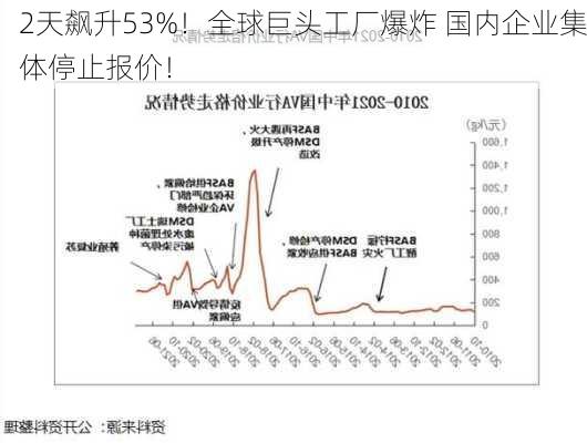 2天飙升53%！全球巨头工厂爆炸 国内企业集体停止报价！