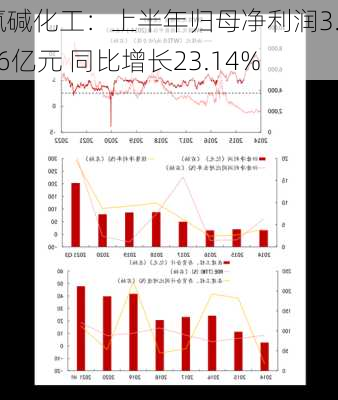 氯碱化工：上半年归母净利润3.66亿元 同比增长23.14%