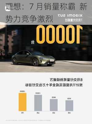 理想：7 月销量称霸  新势力竞争激烈