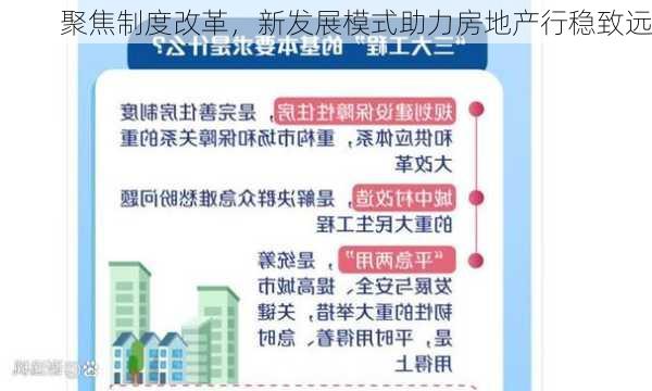 聚焦制度改革，新发展模式助力房地产行稳致远