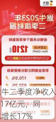 途牛二季度净收入1.17亿元，同比增长17%