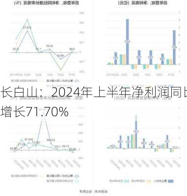 长白山：2024年上半年净利润同比增长71.70%