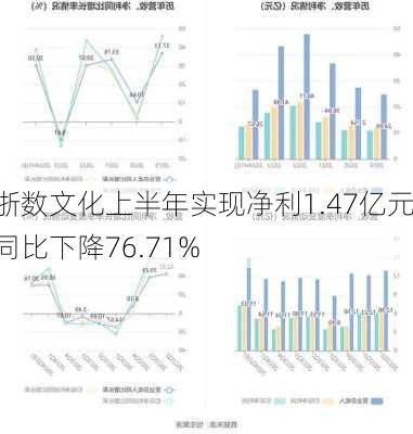 浙数文化上半年实现净利1.47亿元 同比下降76.71%