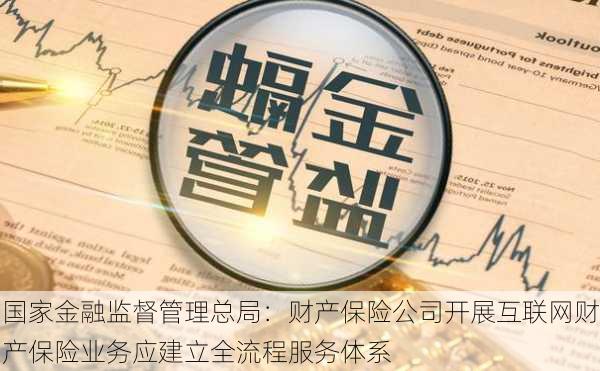 国家金融监督管理总局：财产保险公司开展互联网财产保险业务应建立全流程服务体系