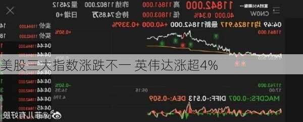 美股三大指数涨跌不一 英伟达涨超4%