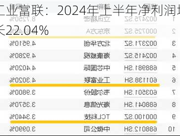 工业富联：2024年上半年净利润增长22.04%