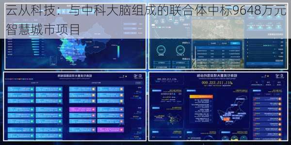 云从科技：与中科大脑组成的联合体中标9648万元智慧城市项目