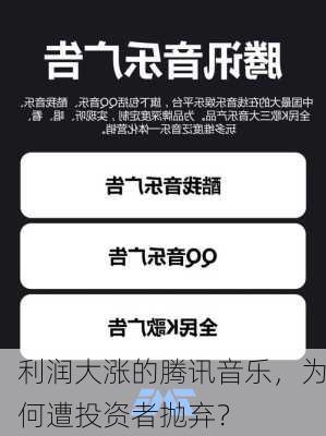 利润大涨的腾讯音乐，为何遭投资者抛弃？