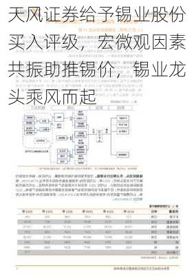 天风证券给予锡业股份买入评级，宏微观因素共振助推锡价，锡业龙头乘风而起