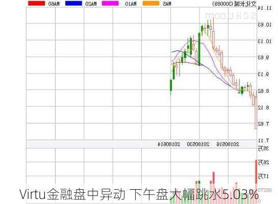 Virtu金融盘中异动 下午盘大幅跳水5.03%