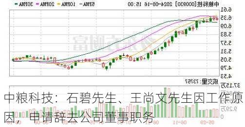 中粮科技：石碧先生、王尚文先生因工作原因，申请辞去公司董事职务