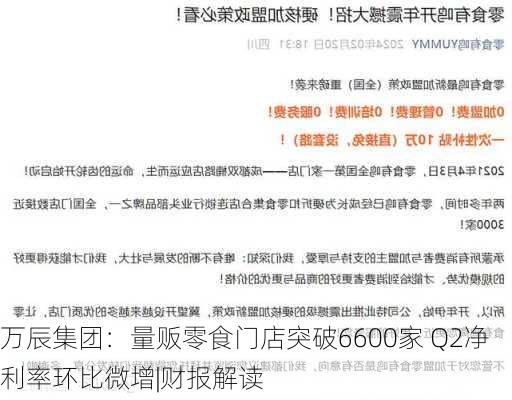 万辰集团：量贩零食门店突破6600家 Q2净利率环比微增|财报解读