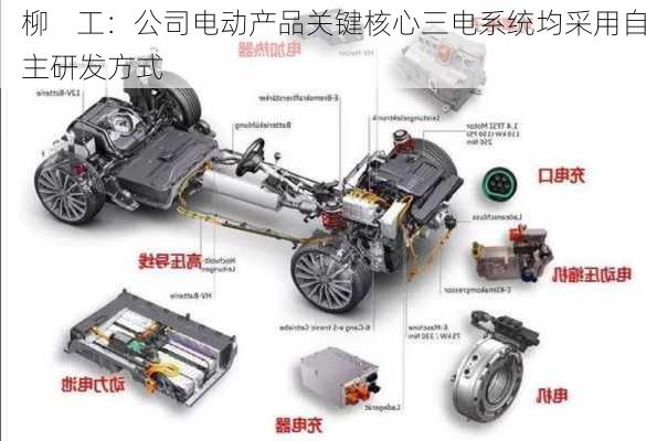 柳    工：公司电动产品关键核心三电系统均采用自主研发方式