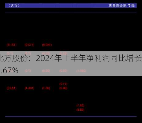 北方股份：2024年上半年净利润同比增长45.67%