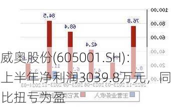 威奥股份(605001.SH)：上半年净利润3039.8万元，同比扭亏为盈