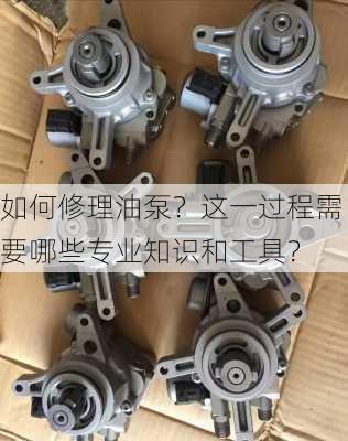 如何修理油泵？这一过程需要哪些专业知识和工具？