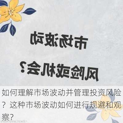 如何理解市场波动并管理投资风险？这种市场波动如何进行规避和观察？