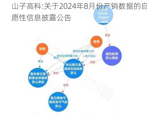 山子高科:关于2024年8月份产销数据的自愿性信息披露公告