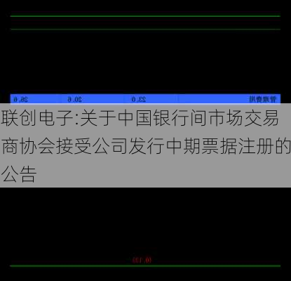 联创电子:关于中国银行间市场交易商协会接受公司发行中期票据注册的公告