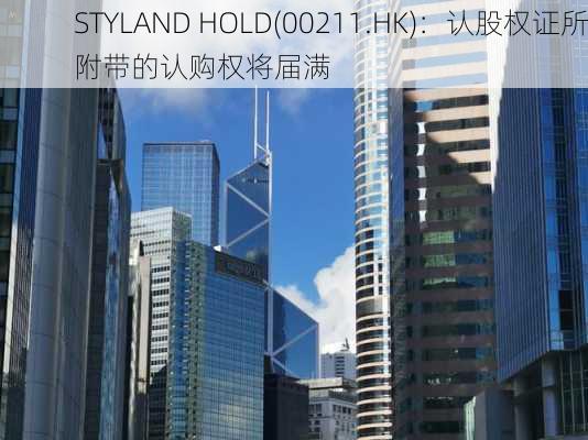 STYLAND HOLD(00211.HK)：认股权证所附带的认购权将届满