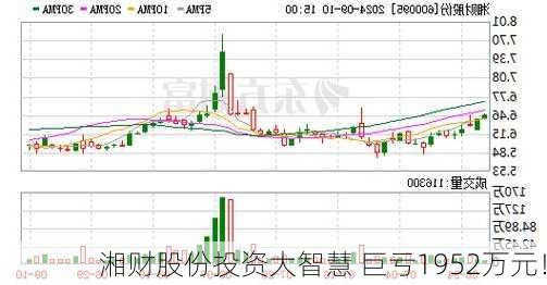 湘财股份投资大智慧 巨亏1952万元！
