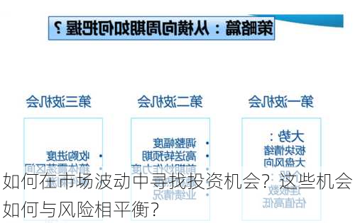 如何在市场波动中寻找投资机会？这些机会如何与风险相平衡？