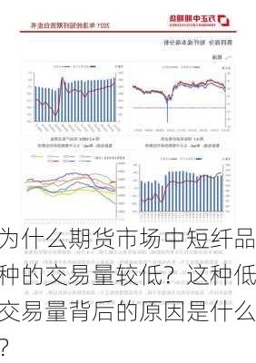 为什么期货市场中短纤品种的交易量较低？这种低交易量背后的原因是什么？