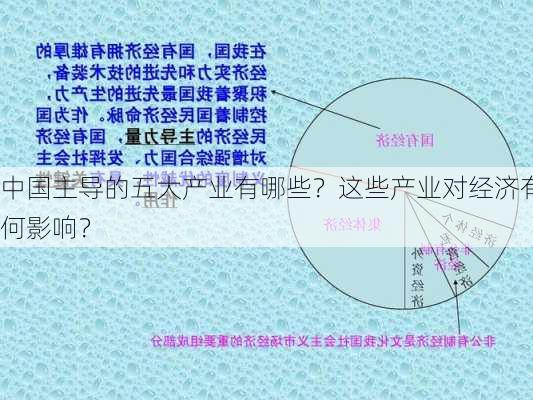 中国主导的五大产业有哪些？这些产业对经济有何影响？