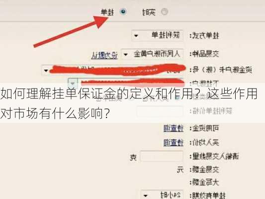 如何理解挂单保证金的定义和作用？这些作用对市场有什么影响？