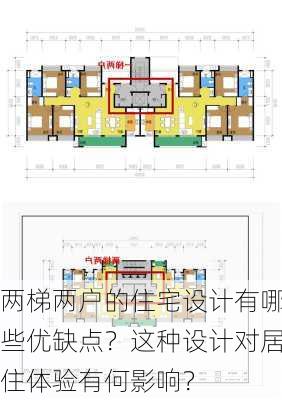 两梯两户的住宅设计有哪些优缺点？这种设计对居住体验有何影响？