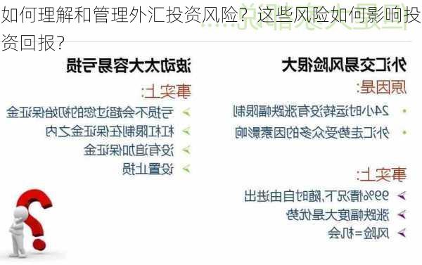 如何理解和管理外汇投资风险？这些风险如何影响投资回报？