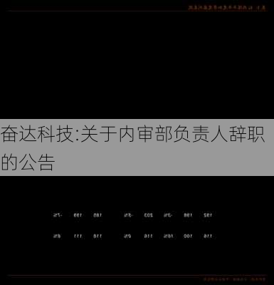 奋达科技:关于内审部负责人辞职的公告